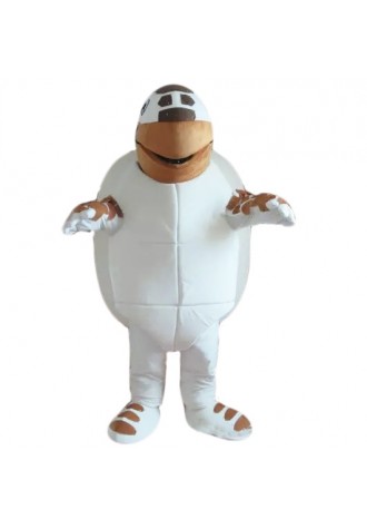 Brown-White Sea Turtle Mascot Costume Suit for Adult