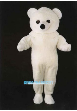 White Polar Bear Costume Mascot