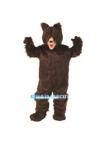 Grizzly Bear Mascot Costume Best066