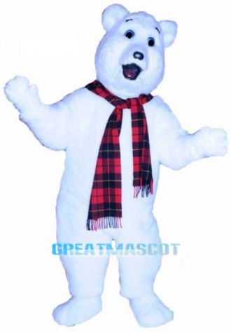 Snow Bear Mascot Costume