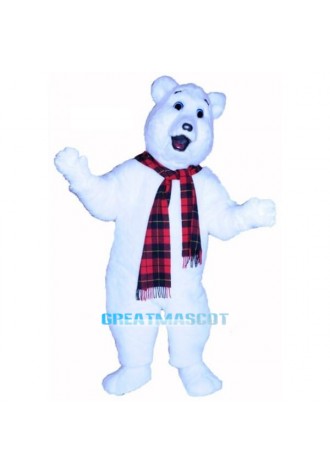 Snow Bear Mascot Costume