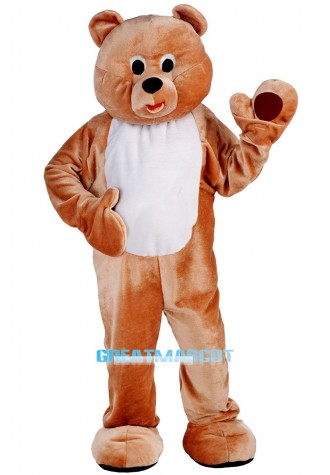 Mens Deluxe Honey Bear Mascot Costume