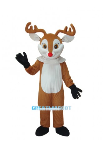 Golden Sika Deer Mascot Adult Costume Free Shipping