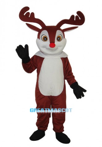 Little Brown Sika Deer Mascot Adult Costume Free Shipping