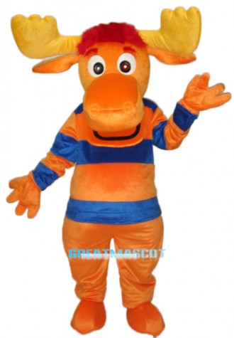 Striped Deer Mascot Adult Costume Free Shipping