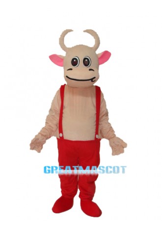 No.3 Cow Mascot Adult Costume Free Shipping