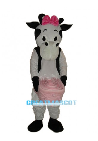 No.4 Cow Mascot Adult Costume Free Shipping