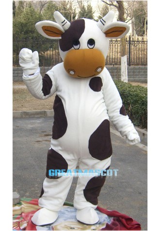 Cattle Black & White Mascot Costume Free Shipping