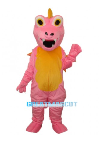 Pink Long Thorn Dragon Mascot Adult Costume Free Shipping