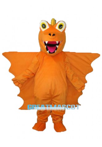 Revised Version Orange Long Thorn Dragon Mascot Adult Costume Free Shipping