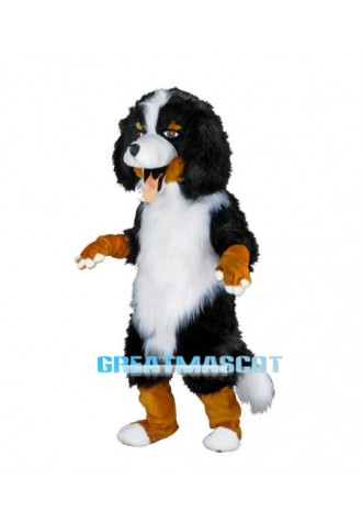 White & Black Sheep Dog Mascot Costume Free Shipping