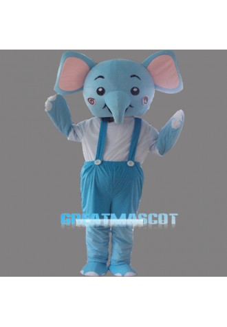 Blue Elephant Mascot Costume Cartoon Costum Free Shipping