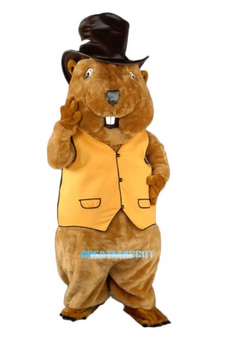 Mr. Beaver Mascot Costume