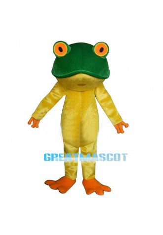 Frog New Professional Green Frog Adult Mascot Costume