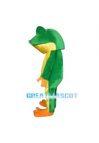Frog New Professional Green Frog Adult Mascot Costume