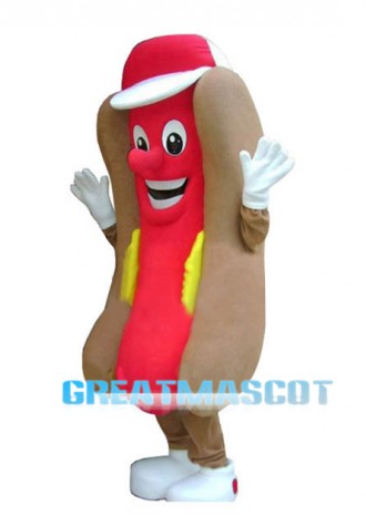 Hot Dog Fast Food Advertising Restaurant Mascot Costume