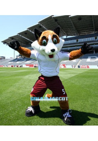 High Quality Soccer Fox Mascot Costume