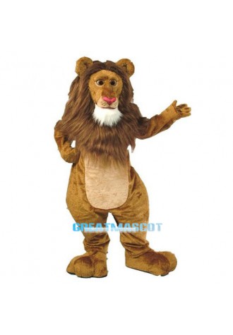 Wally Lion Mascot Costume
