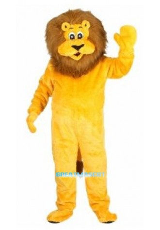 Lionel the Lion Mascot Adult Costume