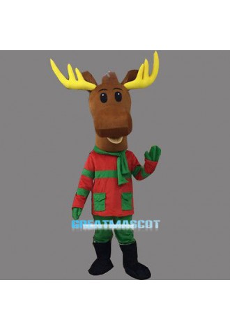 Lovely Christmas Deer Mascot Costume