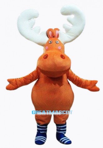 New Big Moose Deer Mascot Costume