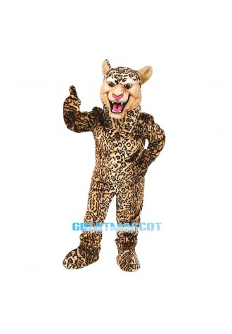 Leopard Cheetah Jaguar Mascot Costume