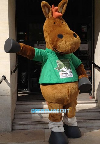 Cute Horse Mascot Costume Free Shipping