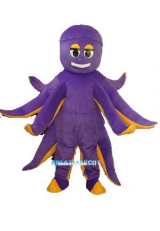 Octopus Mascot Adult Costume Free Shipping