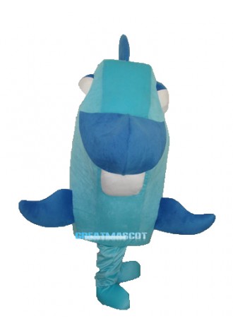 Blue Fish Mascot Adult Costume Free Shipping