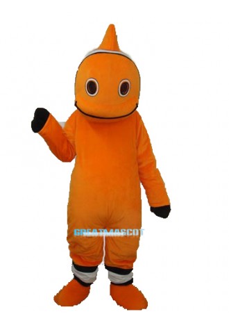 Orange Little Clownfish Mascot Adult Costume Free Shipping
