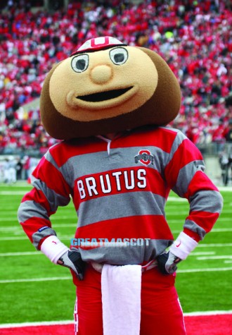 Ohio State University Brutus Buckeye Mascot Costume