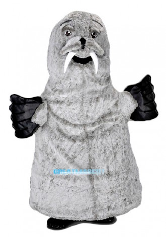 Grey Walrus Mascot Costume Free Shipping