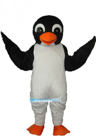 Orange Mouth Penguin Mascot Adult Costume Free Shipping