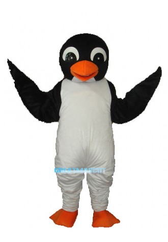 Orange Mouth Penguin Mascot Adult Costume Free Shipping