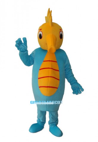 Old Hippocampus Mascot Adult Costume Free Shipping