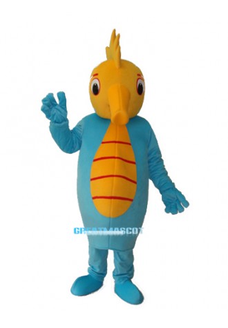 Old Hippocampus Mascot Adult Costume Free Shipping