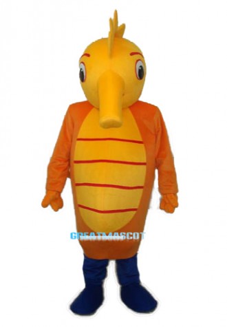 Sea Horse Mascot Adult Costume Free Shipping