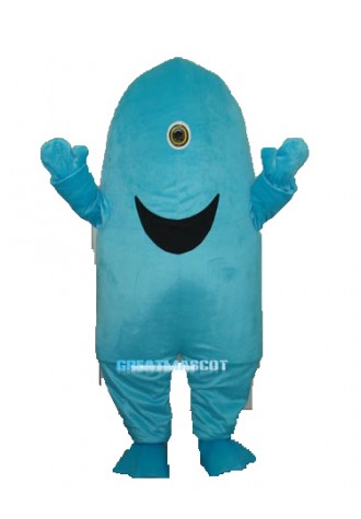 One-eyed Shark Mascot Adult Costume Free Shipping