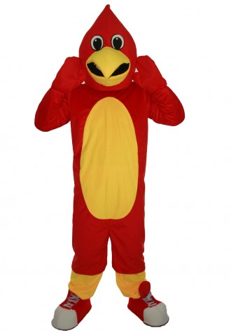 Red Road Runner Mascot Costume