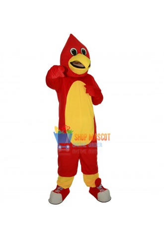 Red Road Runner Mascot Costume
