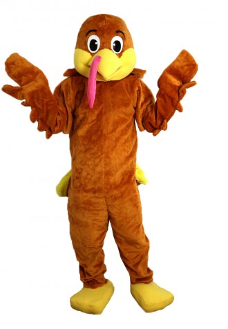 Cute Turkey Mascot Costume Adult Costume