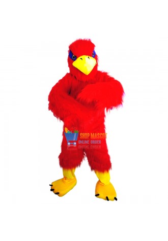Red Hawk Mascot Costume Adult Costume