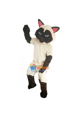 Sally Siamese Cat Mascot Costume Adult Costume