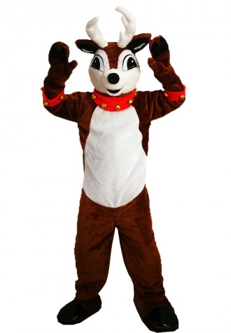 Reindeerw Bell Collar Cuffs Mascot Costume Adult Costume