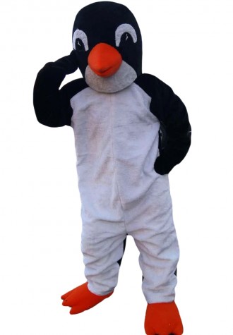 Plush Penguin Mascot Costume