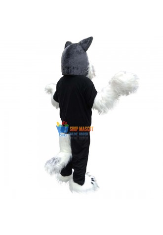 Plush Wolf Husky Mascot Costume