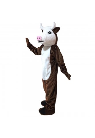 Cute Henry Hereford Cow Mascot Costume