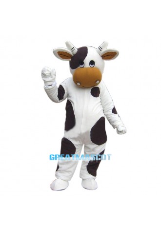Cow Mascot Costume Halloween Cosplay Party Dress