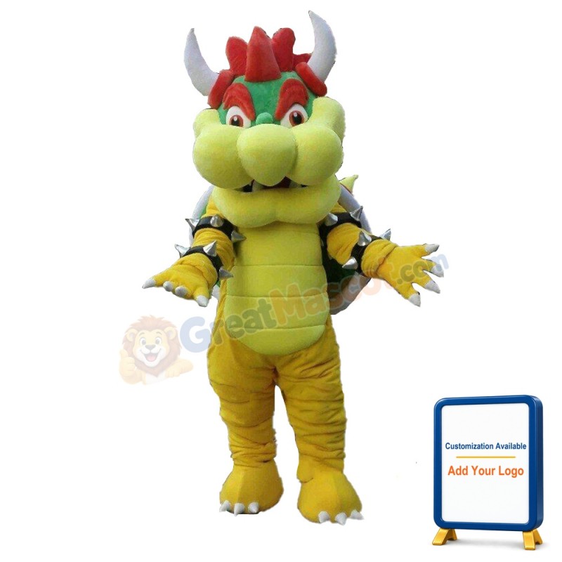 Cartoon Dragon Mascot Costume