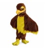 Adult Brown & Yellow Eagle Mascot Costume